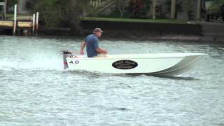 Torqeedo electric outboard on Gold Rush Ultralight [upl. by Hulbig]