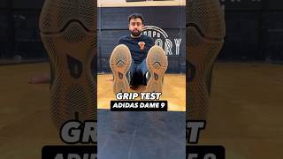 GRIP TEST ADIDAS DAME 9 👀🔥 basketball sneakers test [upl. by Leonteen]