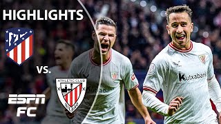 Atletico Madrid vs Athletic Club  Copa del Rey Highlights  ESPN FC [upl. by Morie334]