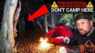 OVERNIGHT Haunted Camping EPPING FOREST  STALKED WHILE WE SLEEP part 2 [upl. by Ativad]