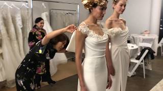 MARCHESA  Spring 2019 Bridal  buying meeting [upl. by Ynogoham]