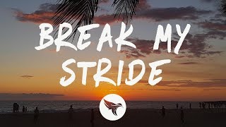 Matthew Wilder  Break My Stride Lyrics tiktok [upl. by Kared]