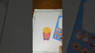 Juego sticker rompecabezas patatas fritas papas pt2  Game puzzle french potatoes asmr binaural [upl. by Jehovah218]