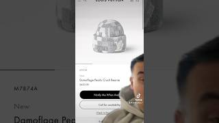 Louis Vuitton Damoflage Pearls Crush Beanie subscribemychannel louisvuitton lv fashion sub [upl. by Ynffit549]