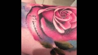 DETAILED TATTOO HEALING PROCESS VIDEO  WEEK 1 [upl. by Ariajaj981]