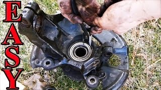 How to Change a Wheel Bearing short and fast version [upl. by Cates]