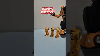 Autobots Transform transformersbumblebee transformers bumblebee robosen shorts [upl. by Qerat]