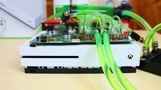 Water Cooled Xbox One S  The Build  Part 2 [upl. by Cutlerr]