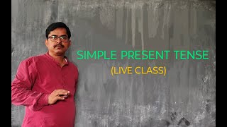 SIMPLE PRESENT TENSE  LIVE CLASS [upl. by Noramac59]