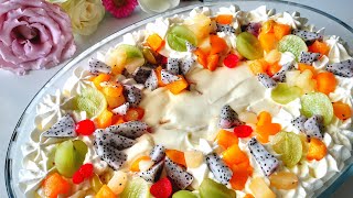 Labarang ideas  Fruit Cocktail Cheesecake Pudding [upl. by Sisto]