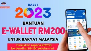 RASMI Syarat Kelayakan amp Cara Tebus Bantuan eWallet RM200 Tahun 2023 Semak Kelayakan Anda Sekarang [upl. by Mckenzie]