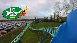 Parc Astérix  Pégase Express 4K POV [upl. by Muraida432]