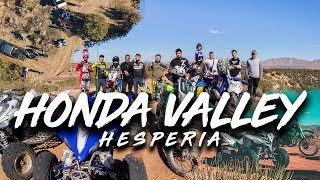 HONDA VALLEY HESPERIA  THANKSGIVING RIDE TeamLVR [upl. by Conrado]