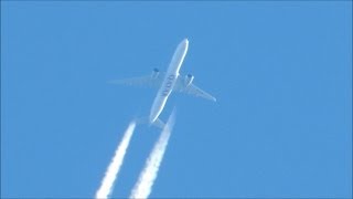 Qatar Airways QR701  QTR701 from Doha DOH to New York JFK over Sweden February 17 2014 [upl. by Yates]