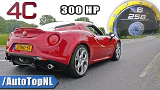 300HP ALFA ROMEO 4C  0250 ACCELERATION SOUND amp POV by AutoTopNL [upl. by Maggie]