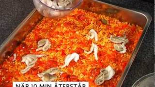 Paella i långpanna [upl. by Sawyere]