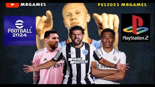 PES 2024 PS2 BETA 20  Europe amp Brasileirão Atualizado MR GAMES Download ISO [upl. by Nylyram]