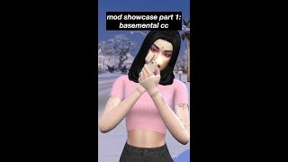 Sims 4 Mod Showcase Part 1 Basemental CC  solitasims [upl. by Ballou338]