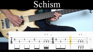 Schism Tool  Bass Cover With Tabs by Leo Düzey [upl. by Imef]