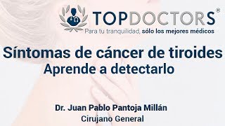 ¿Cómo detectar el cáncer de tiroides Conoce sus síntomas [upl. by Ecurb]