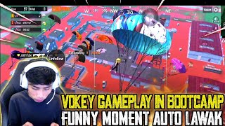 Vokey Gameplay in Bootcamp  Funny Moment Auto Lawak With Emek And Nuk  PUBG MOBILE [upl. by Akanke]