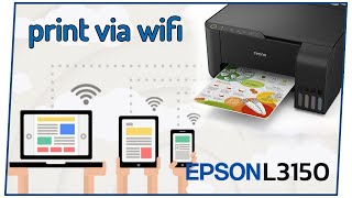 Epson L3150 wifi Setup [upl. by Quincey]