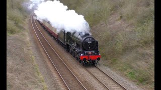 LMS 46100 ROYAL SCOT  THE COTSWOLD EXPLORER [upl. by Onia536]