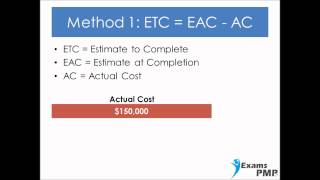 How to Calculate Estimate To Complete ETC [upl. by Nnanaej]