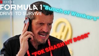 Guenther Steiner Funny Drive to Survive Moments [upl. by Fenny]