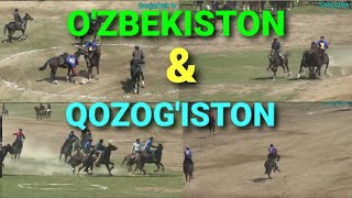 OZBEKISTONQOZOGISTON KOPKARI JAMOALARIJOMBOY GENERAL MAYDONI 17032019 [upl. by Clintock]