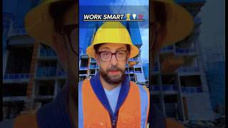 Work Smart 👷💯💡 funny job workers construction work smart viralvideo shorts [upl. by Jonati]