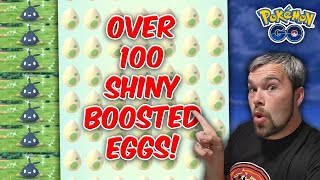 Over 100 Shiny Boosted Sustainability Week Eggs Hatched amp the BEST Shiny Spotlight Hour Ever [upl. by Ycinuq845]