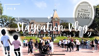 Disneyland Resort California Vlog  Staycation Day 2 [upl. by Llyrad]