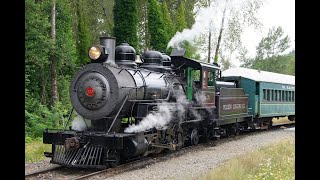 🚂Mt Rainier Scenic Railroad Locomotive 70 282 Polson Logging Co [upl. by Treble69]