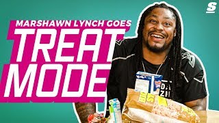 Marshawn Lynch Goes Treat Mode [upl. by Beth]