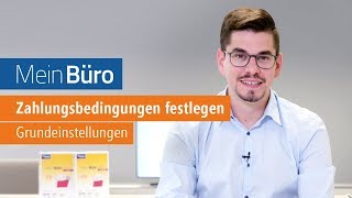 Zahlungsbedingungen  WISO MeinBüro Desktop  Grundeinstellungen [upl. by Omrelliug]