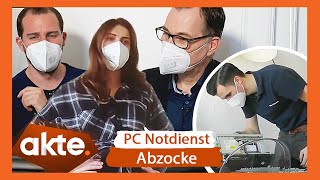 PC Notdienst TEST Abzocke im Arbeitszimmer  Teil 2  Akte  SAT1 [upl. by Iverson]