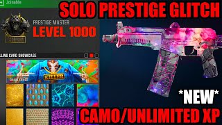 NEW FAST PRESTIGE GLITCH BO6 SOLO CAMOUNLIMITED XP GLITCH BO6 BO6 GLITCHES BO6 ZOMBIES GLITCH [upl. by Nilsoj]