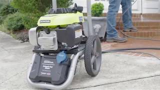 RYOBI 3000 PSI Honda Pressure Washer [upl. by Schafer]