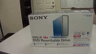 External Sony DVDRW USB Firewire for pc or mac for sale in Cyberinfinity [upl. by Tan730]