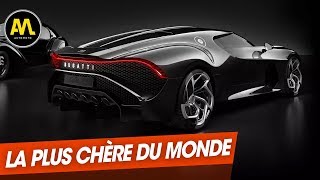 Salon de Genève  Bugatti quotLa Voiture noirequot la plus chère du monde [upl. by Lapides]