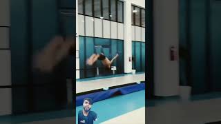 😱backflip viral trending subscribe backflip mystery impossible azerbaycan gimnastika baki [upl. by Anayk]