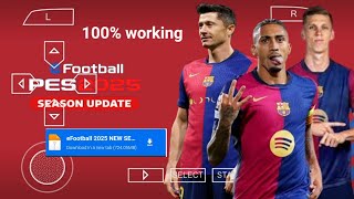 EFOOTBALL PES 2025 PPSSPP Full Update Transfers amp Kits 202425 Real Faces Camara PS5 English Version [upl. by Keifer]