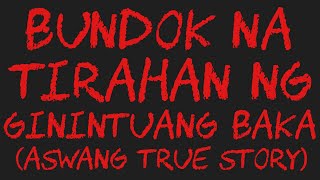 BUNDOK NA TIRAHAN NG GININTUANG BAKA Aswang True Story [upl. by Pauletta119]