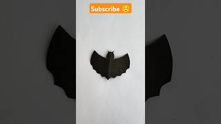 Easy 🦇 for halloween diy origamidiy origami papercraft shorts youtube halloween trending [upl. by Kania518]