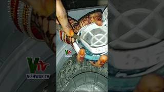 LG Washing machine top load tub Cleaning  Vishwak TV [upl. by Sion]