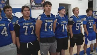 Freeburg High School wakes up early ahead of football game against Columbia High School [upl. by Nehemiah870]