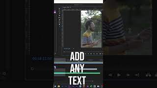 Want to add cool texts to your videos premiereprocc adobepremierepro videoediting [upl. by Bortman]