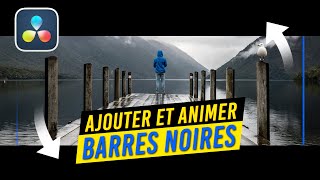 CRÉER et ANIMER des BARRES NOIRES cinéma sur DaVinci Resolve  Tutoriel [upl. by Zelten]