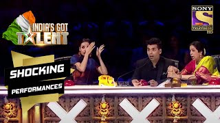 This Dangerous Act Scared The Judges  Indias Got Talent Season 7  Shocking Performances [upl. by Ahmed95]